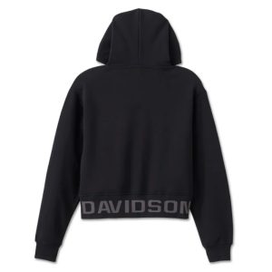 Women's Cropped Full Zip Hoodie