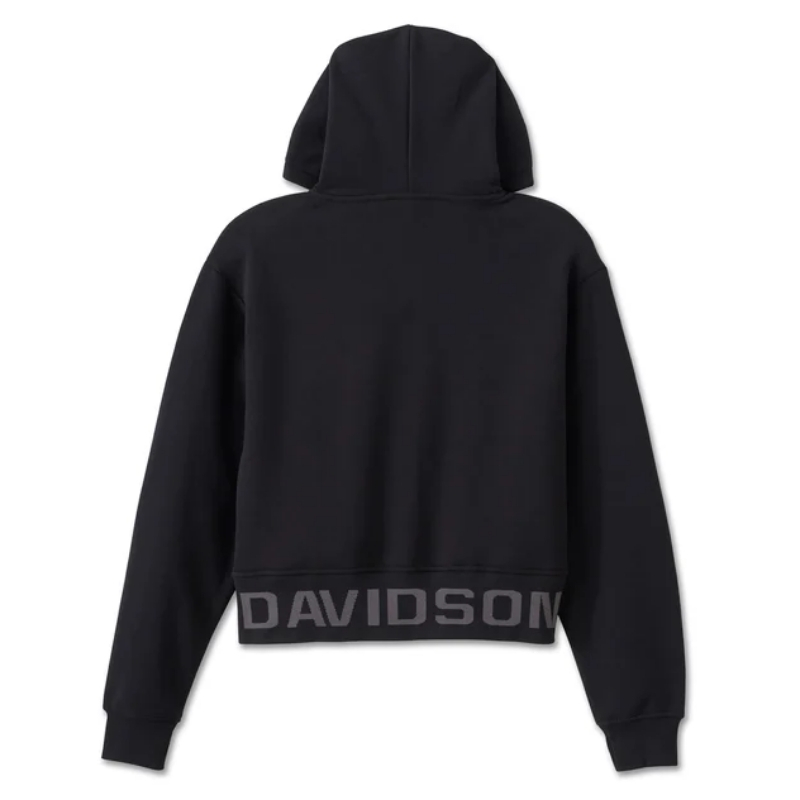 Women's Cropped Full Zip Hoodie