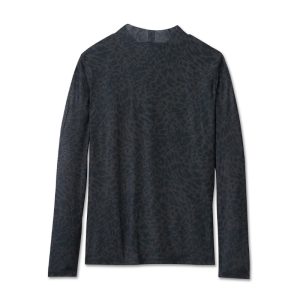 Women's Wild Cat Mesh Turtleneck