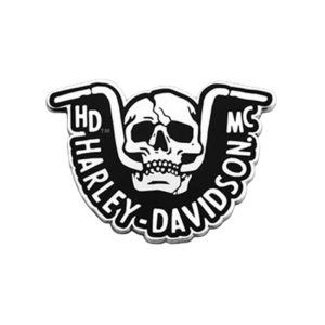Handlebar Skull Metal Pin