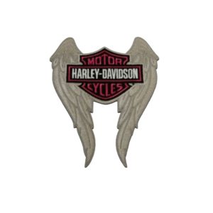 Winged Bar & Shield Logo Emblem Sew-On Patch