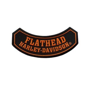 Flathead Rocker Emblem Sew-On Patch
