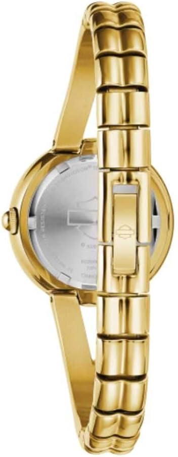 Women’s B&S Logo Gold-Tone Diamond Stainless Steel Watch