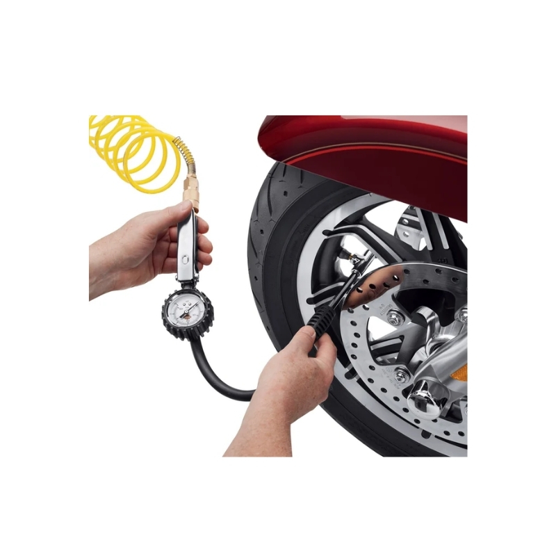 tyre Pressure Gauge and Fill Valve
