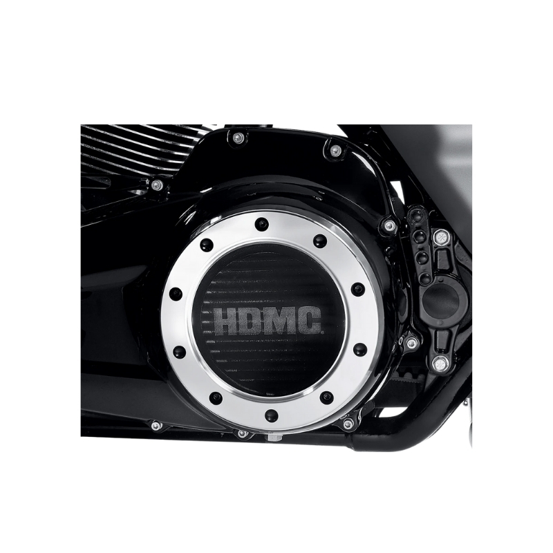 HDMC Derby Cover, Multi-Fit Item - Black Anodized