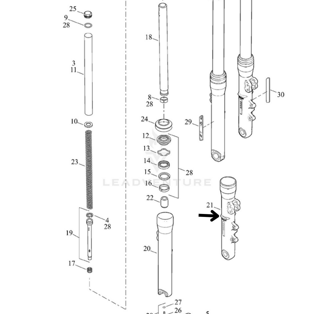 Left-Hand Fork Slider