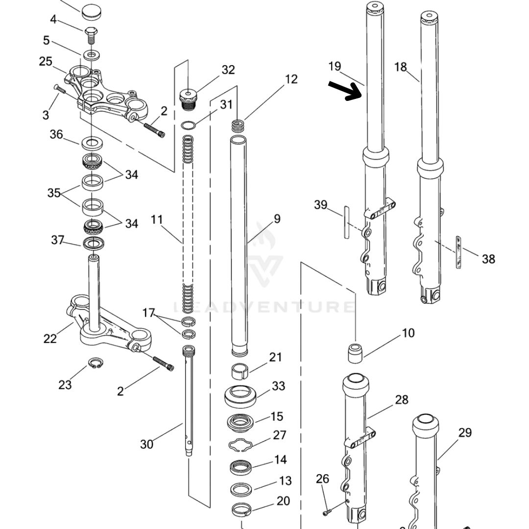 Left Fork Tube Left Fork Tube