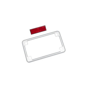 Chrome License Plate Frame Kit
