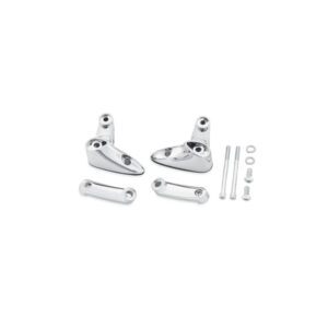 Road Glide LED Fog Lamp Mount Kit - Chrome
