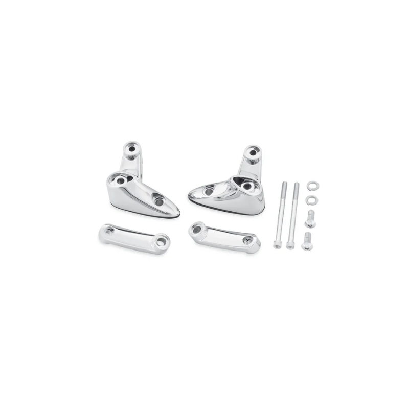 Road Glide LED Fog Lamp Mount Kit - Chrome