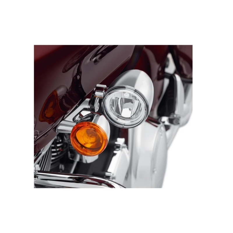Road Glide LED Fog Lamp Mount Kit - Chrome