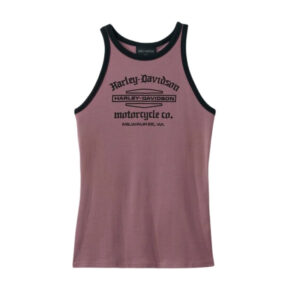 Women's Stacked Bar & Shield Racerback Tank