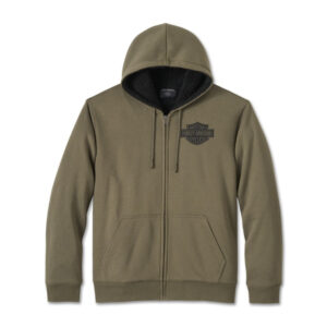 Bar & Shield Sherpa Full Zip Hoodie
