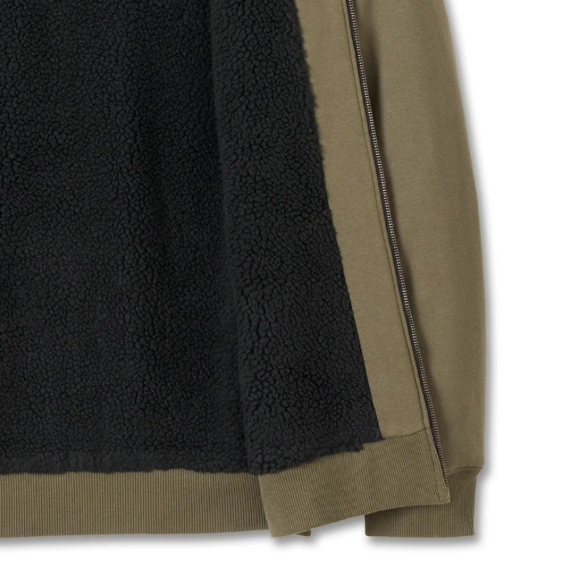 Bar & Shield Sherpa Full Zip Hoodie