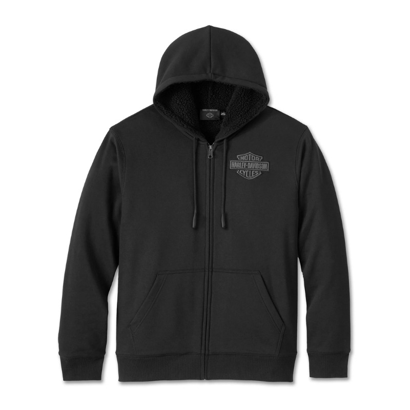 Bar & Shield Sherpa Full Zip Hoodie
