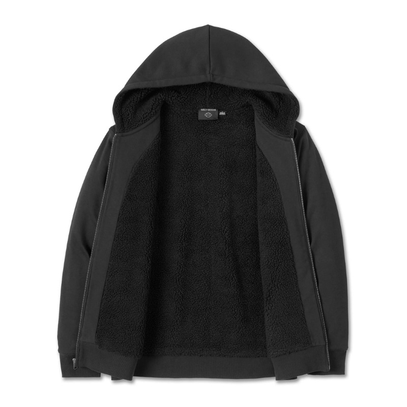 Bar & Shield Sherpa Full Zip Hoodie