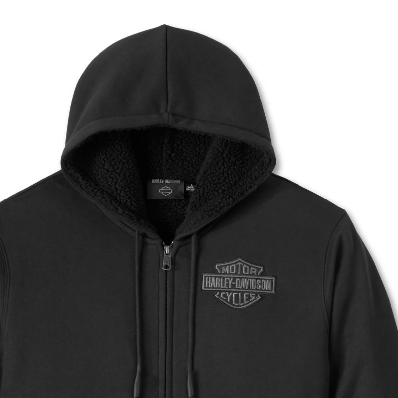 Bar & Shield Sherpa Full Zip Hoodie