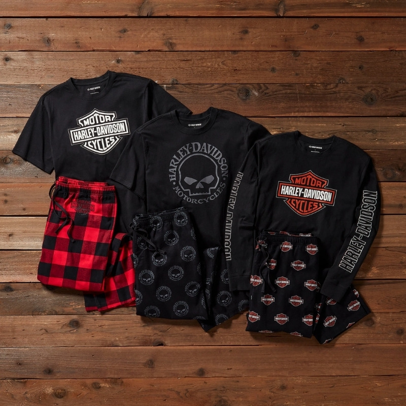 Men's Bar & Shield Long Sleeve Pajama Set