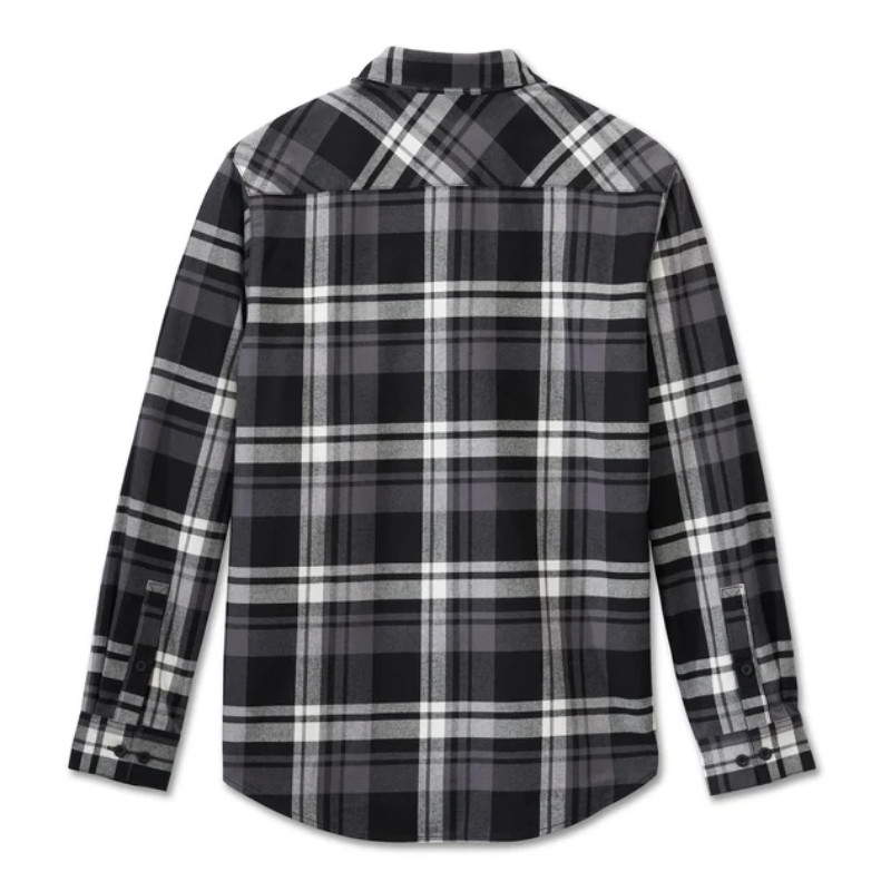 Men's Bar & Shield Flannel Shirt - Plaid