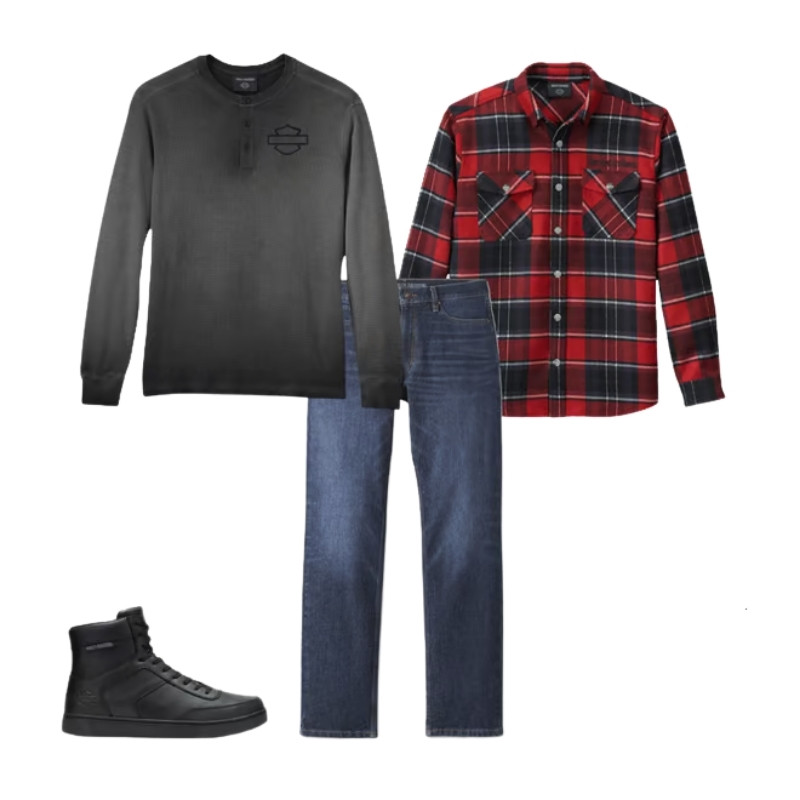 Men's Premium Overshirt - Plaid