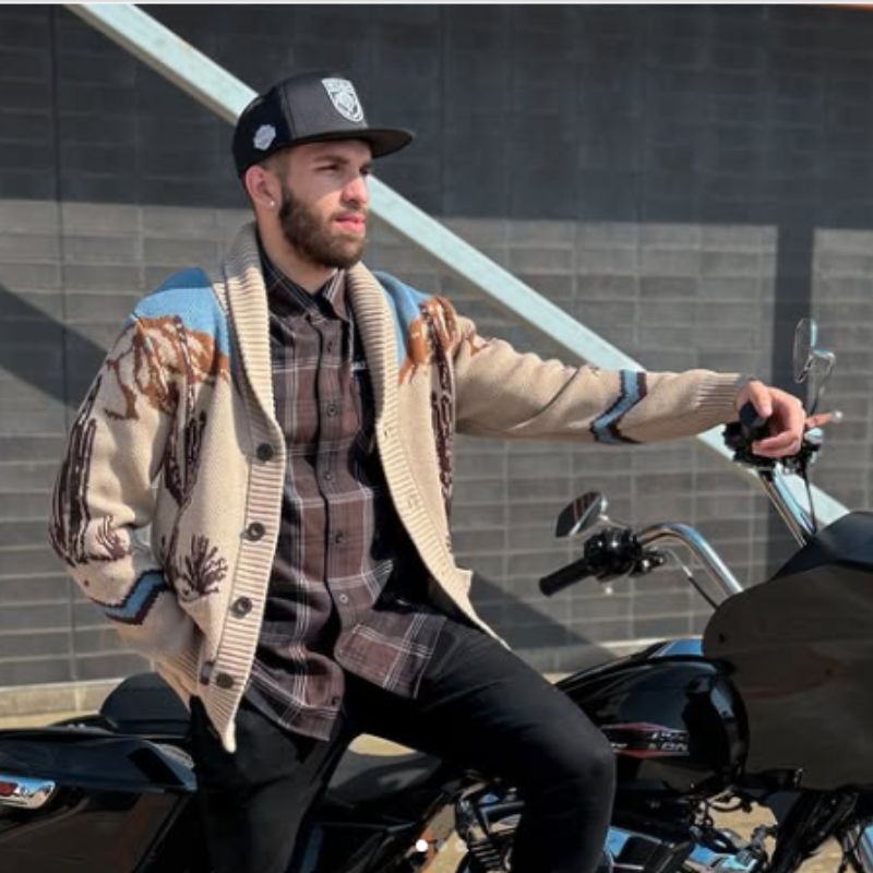 Cowboy Rider Short Sleeve Plaid Shirt