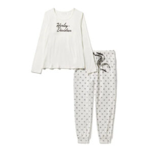 Women's Bar & Shield Long Sleeve Pajama Set