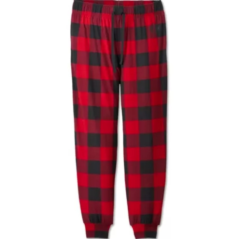 Women's Bar & Shield Plaid Long Sleeve Pajama Set