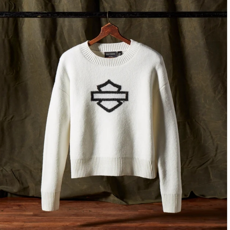 Women's Open Bar & Shield Sweater