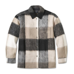 Women's H-D Plaid Shirt Jacket