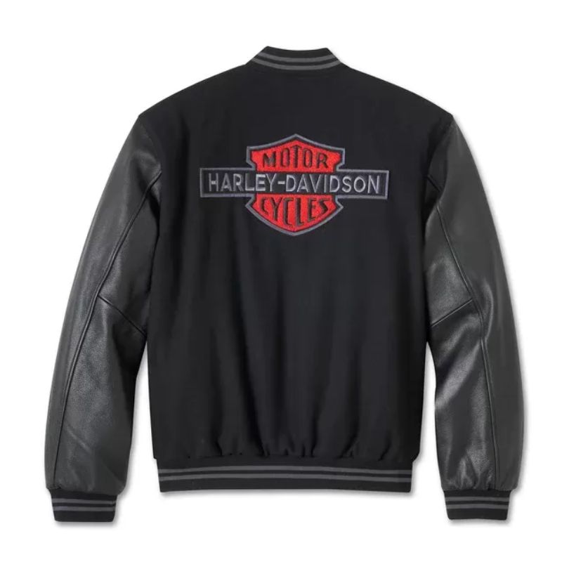 Men's V-Twin Varsity Leather Jacket