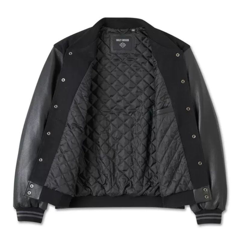 Men's V-Twin Varsity Leather Jacket