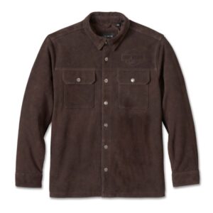 Milwaukee Aviator Suede Overshirt