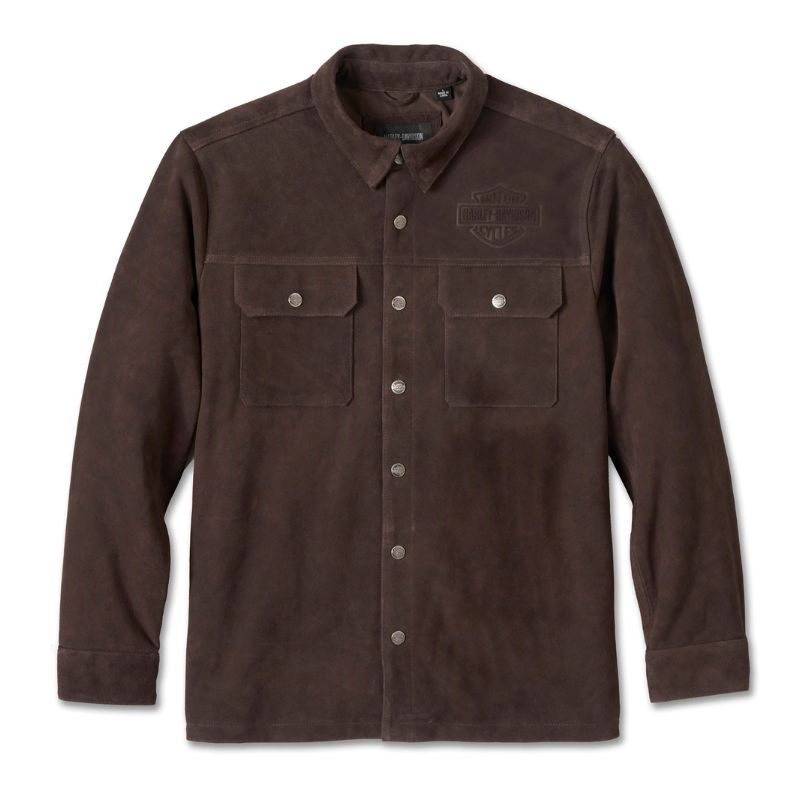 Milwaukee Aviator Suede Overshirt