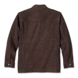 Milwaukee Aviator Suede Overshirt