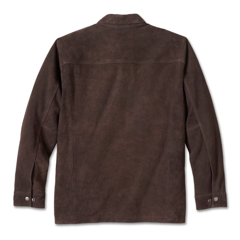 Milwaukee Aviator Suede Overshirt