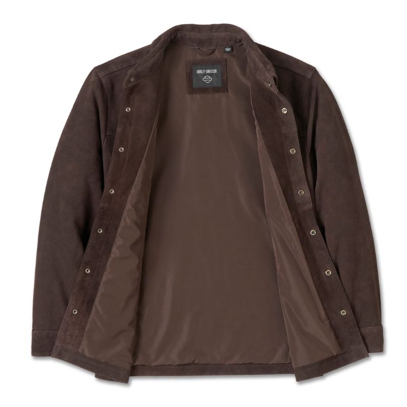 Milwaukee Aviator Suede Overshirt