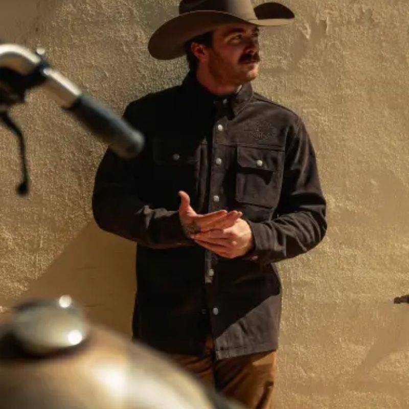 Milwaukee Aviator Suede Overshirt