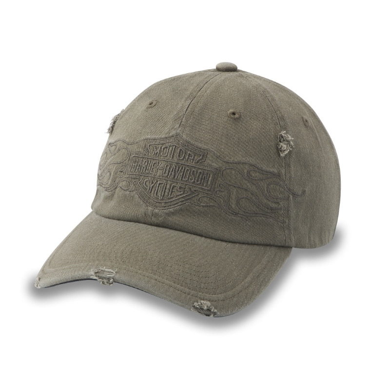 Flying Lap Distressed Stretch-Fit Cap