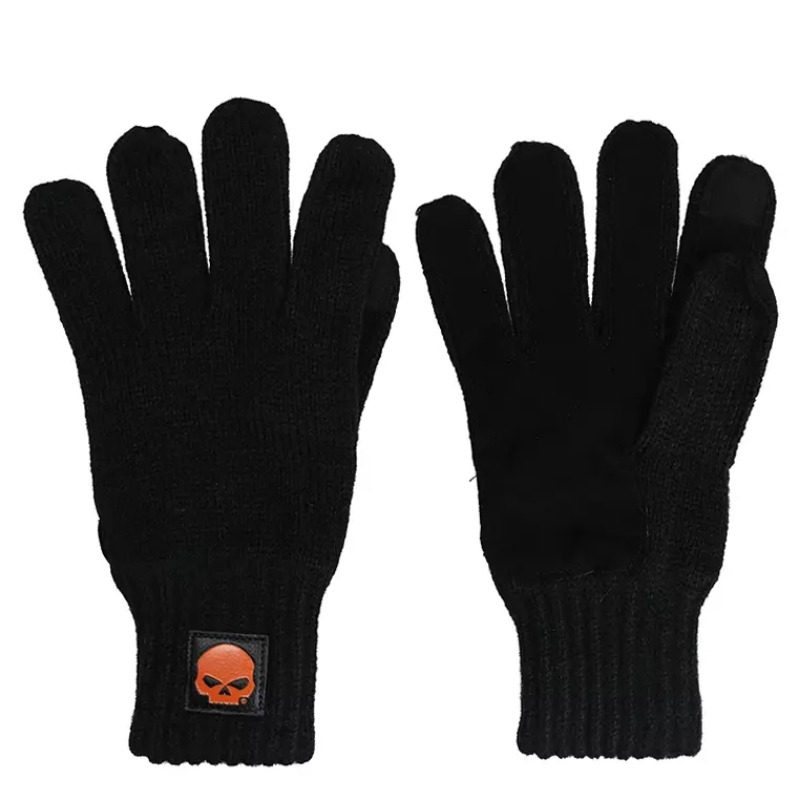 Willie G Skull Beanie and Glove Gift Set