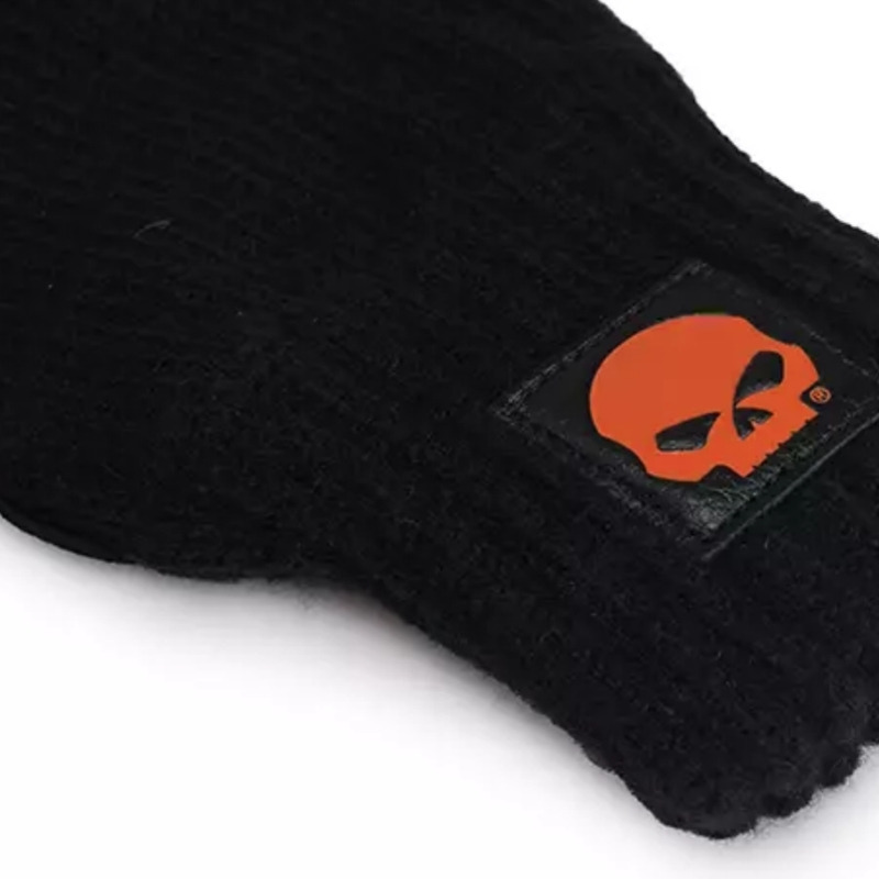 Willie G Skull Beanie and Glove Gift Set