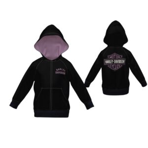 Bar & Shield Knit Zip-Up Toddler Hoodie