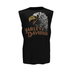 Distressed Eagle Sleeveless Muscle Tee
