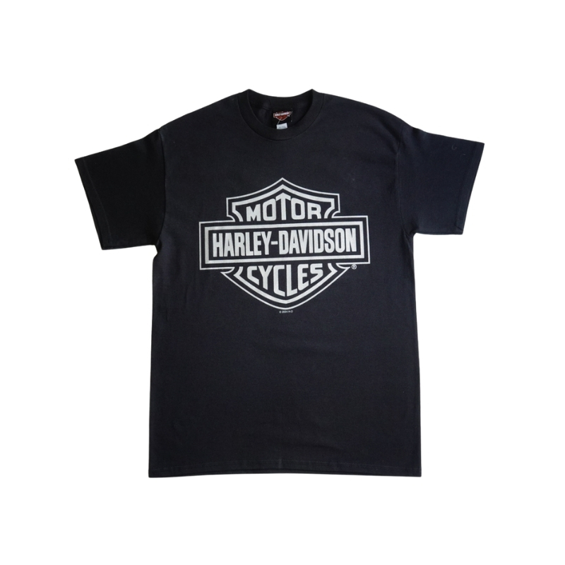Mens Silver Bar & Shield Dealer Tee