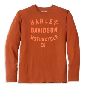 Men's Racer Font Motorcycle Co. Long Sleeve Graphic Tee