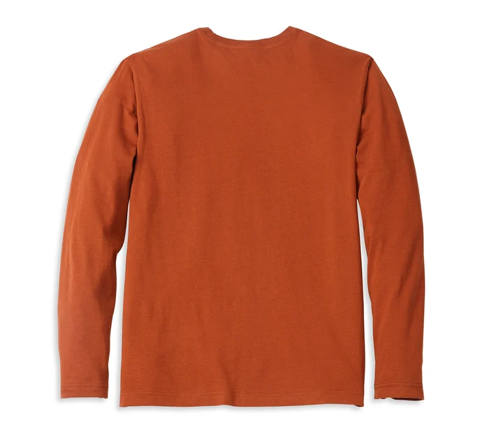 Men's Racer Font Motorcycle Co. Long Sleeve Graphic Tee