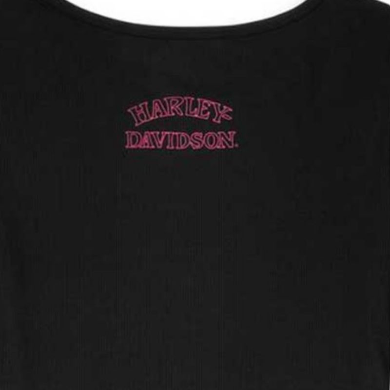 Women's Rhinestone Willie G Skull Baseball Hem Tee