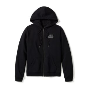 Women´s Zip Hoodie Willie G Skull Fleece