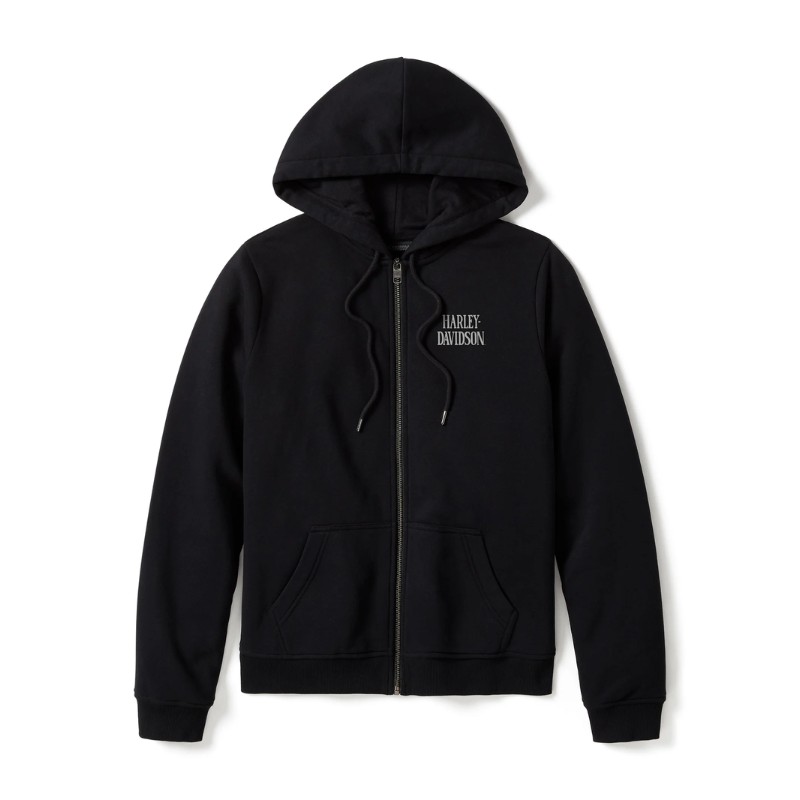 Women´s Zip Hoodie Willie G Skull Fleece