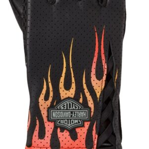 Bar & Shield Blaze Perforated Leather Gloves