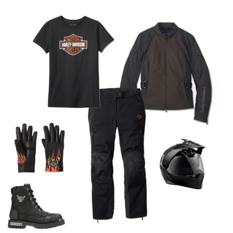 Bar & Shield Blaze Perforated Leather Gloves